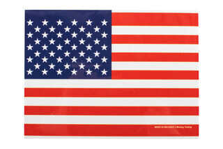 Lucky Shot USA American Flag vinyl Decal